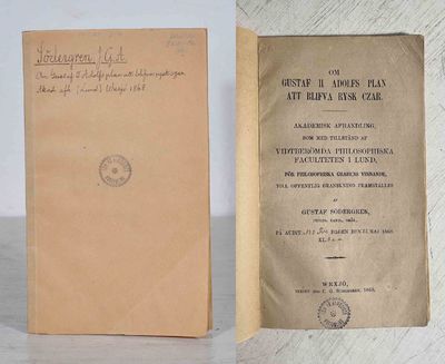 Om Gustaf II Adolfs plan att blifva rysk czar.…