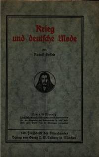 Krieg und deutsche Mode  Flugschrift des…