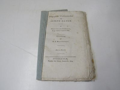 Biografiska Underrattelser Om Joseph Haynd