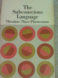 The Subconscious Language (1967,Hardback)1ST.EDITION