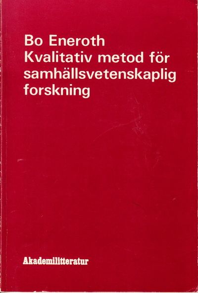 Kvalitativ metod för samhällsvetenskaplig…