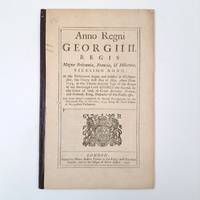 ANNO REGNI GEORGII II. REGIS MAGNÆ BRITANNIÆ, FRANCIÆ & HIBERNIÆ, VICESIMO NONO [...]