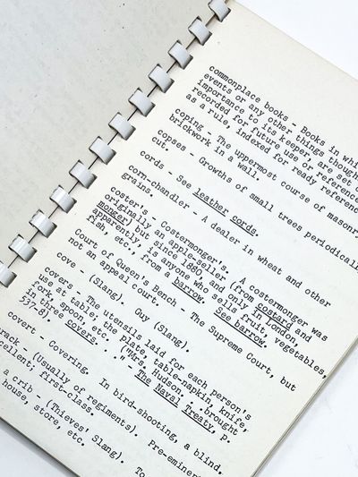 AN IRREGULAR ANGLO-AMERICAN GLOSSARY OF MORE OR LESS UNFAMILIAR WORDS, TERMS AND PHRASES IN THE SHERLOCK HOLMES SAGA