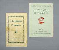 Los Angeles Fairfax High School Christmas Programs, 1947 & 1949