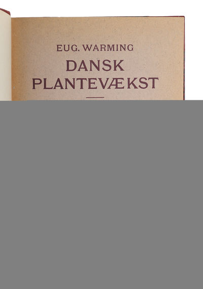 Dansk Plantevækst. l. Strandvegetationen. 2. Klitterne. 3. Skoven. 3 vols.  - [PRESENTATION-COPY] (photo 2)