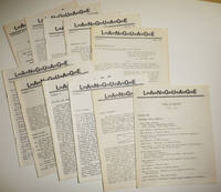 image of L=A=N=G=U=A=G=E Eleven Issues 4, 7, 8, 9/10, 11, 12, 13 Plus Supplement One, Two and Three Plus Table of Contents