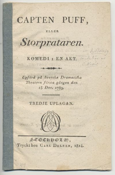 Capten Puff, eller storprataren. Komedi i en akt.…