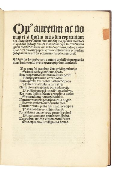 Opus aureum ac novum, et a doctis...; (photo 2)