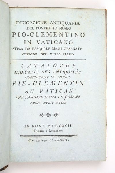 Indicazione Antiquaria del Pontificio...; (photo 2)