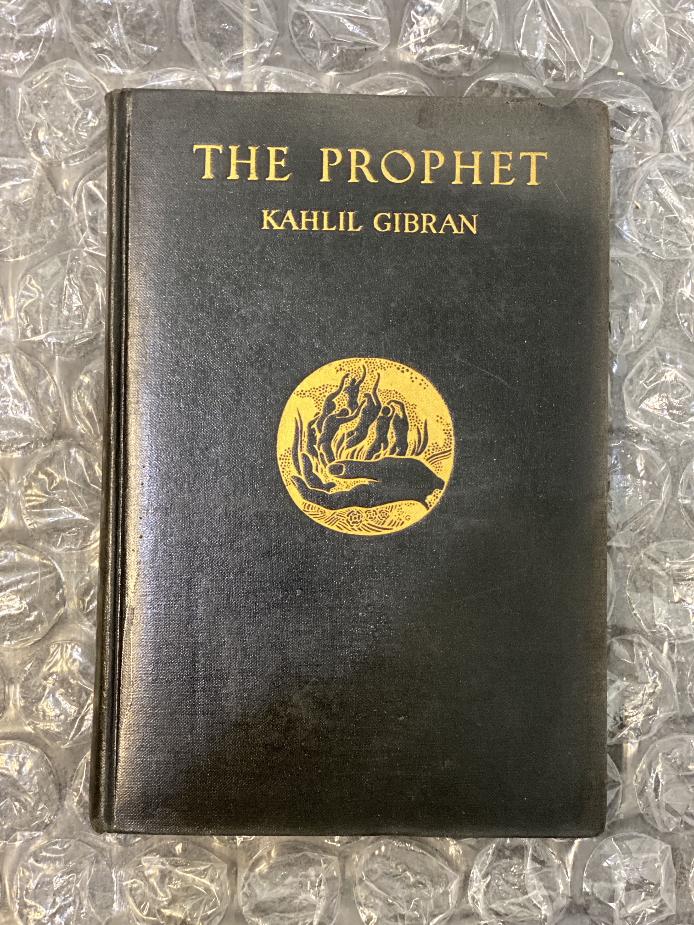 Prophet Text The Prophet by Kahlil Gibran | Hardcover | 1924 | Vail-Ballou Press ...
