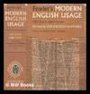 A dictionary of modern English usage