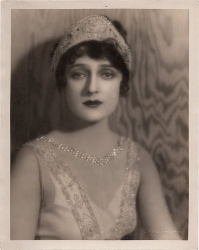 N.p.: N.p., 1920. Vintage double weight matte portrait photograph of actress Carmel Myers, circa 192...