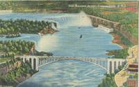 New Rainbow Bridge, Niagara Falls, New York unused linen Postcard