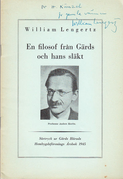 En filosof från Gärds och hans släkt.