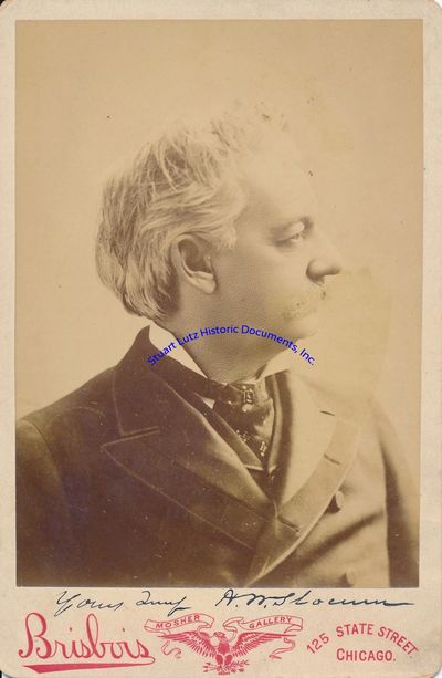 A Henry Slocum Signed Cabinet Card