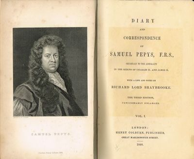 Diary and Correspondence of ...  F.R.S., Secretary to the Admirality ... With a Life and Notes by Richard Lord Baybrooke. The third Edition, considerably Enlarged. Vol. I - V. (All). (photo 2)