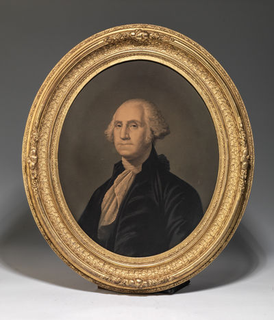 Pair of framed portraits