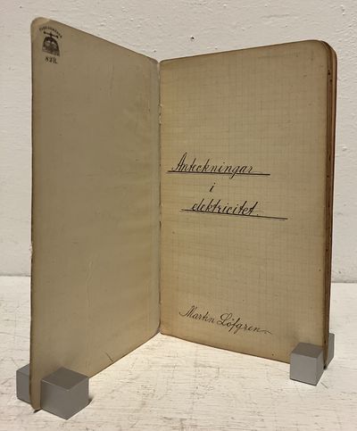 [Elektricitet] ”Anteckningar i elektricitet. Martin Löfgren”. (photo 2)