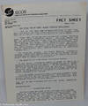 ISCOS, fact sheet (March 1986). How space can be used: global rescue development