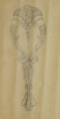 Original pencil design for ladies' hand mirror