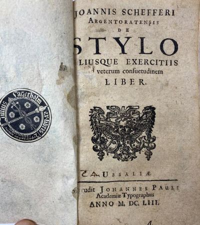De stylo illiusque exercitiis ad veterum…