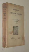 Bibliographie de la Littérature Français 1940 - 1949.