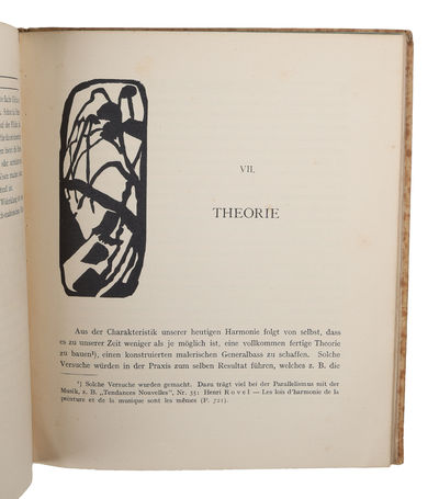 Über das geistige in der Kunst. Insbesondere in der Malerei. Mit ach Tafeln und zehn Originalholzschnitten.  - ["AN IMPORTANT LANDMARK IN MODERN ART HISTORY"] (photo 5)