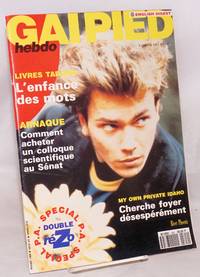 cover of Gai pied hebdo no. 502 semaine du 9 au 15 Janvier 1992 English digest; River Phoenix, My Own Private Idaho