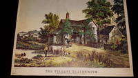 The Village Blacksmith by N. Currier Lithograph