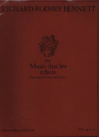 image of The Music That Her Echo Is Five Songs for Tenor and Piano