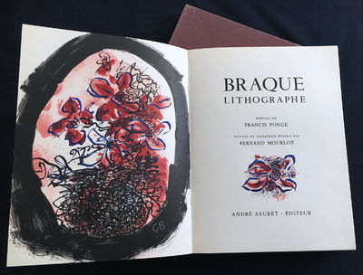 Braque lithographe. 1963, with 3 lithographs by Braque.