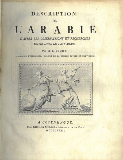 Description de l’Arabie d’aprés les observations et recherches faites dans le pays même. (photo 1)