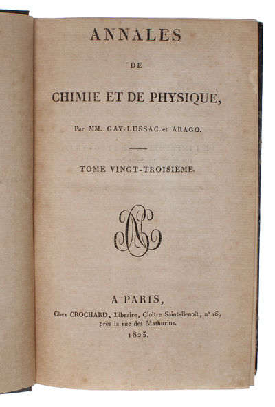 Lettre de M. Léopold de Buch à M. A. de Humboldt, renfermant de Tableau géologique de la Partie Mériodinale du Tyrol. (+) Sur la Chaleur des Gaz et des vapeurs. - [THE MATHEMATICAL ANALYSIS OF HEAT - POISSON'S ISENTROPE.] (photo 3)
