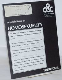 Christianity and Crisis: vol. 33, #9 & 10, May 30 & June 13, 1977: A special issue on Homosexuality