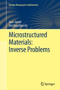 Microstructured Materials: Inverse Problems