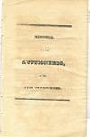 MEMORIAL FROM THE AUCTIONEERS, OF THE CITY OF NEW-YORK