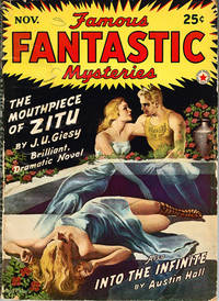 Famous Fantastic Mysteries Vol. V, No. 1 November, 1942 (GGA) by Gnaedinger, Mary (Editor); J. U. Giesy; Robert W. Chambers et al - 1942