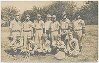 Real Photo Post Card of an Amateur Baseball Team likely from Bath, Pennsylvania