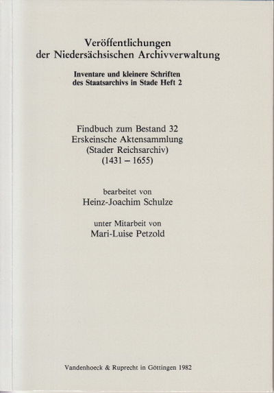 Findbuch zum bestand 32 Erskeinsche Aktensammlung…