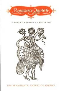 Renaissance Quarterly Volume LX, Number 4, Winter…