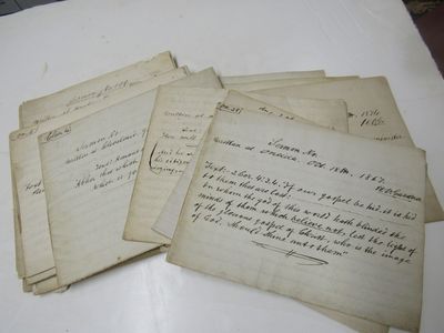 Archive of fifteen sermons by Henry V. Garner, Rector of the Episcopal Church in New York. 1847-1874