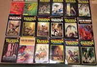 cover of Tarzan: Apes; Return; Beasts; Son; Jewels Opar; Tales; Untamed; Terrible; Golden Lion; Ant Men; Earth's Core; Invincible; Triumphant; City Gold; Lion Man; Magnificent; Foreign Legion; Castawys -(18 books of the 24 book set)-