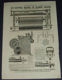 cover of 1887 Illustrated Advertisement for Butterworth & Dickinson Machinery