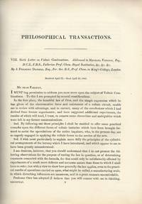 DANIELL CELL: Sixth Letter on Voltaic Combinations (Philosophical Transactions of the Royal...