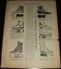 image of Original 1892 Full Page Illustrated Shoe Advertisement Utz & Dunn