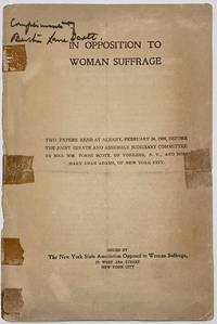 image of In opposition to woman suffrage