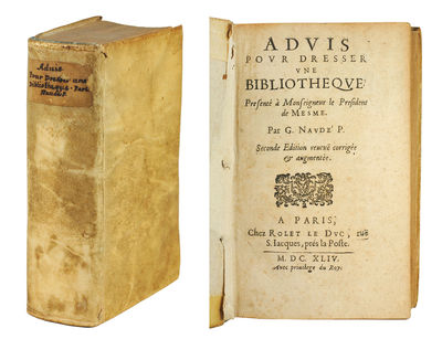 1644. Paris: Rolet le Duc, 1644. Two books in one: 8vo, 4 leaves, 164 pp; 1 leaf, ; 10 leaves, 717, ...
