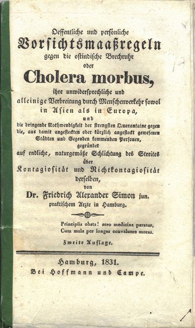 Oeffentliche und persönliche Vorsichtsmaassregeln…