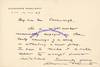 Drama Critic Alexander Woollcott Declines A Dinner Invitation On Account Of His Theatre-Going Responsibilities