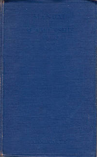 cover of MANUAL OF SEAMANSHIP VOL. I 1937